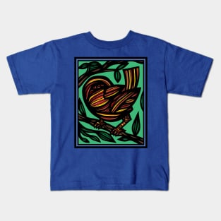 Bird Artwork, Illustration Bird, Animal Illustration, Fine Art Bird, Art Print Birds Kids T-Shirt